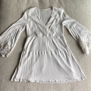 Altered state boho dress with lace detailing